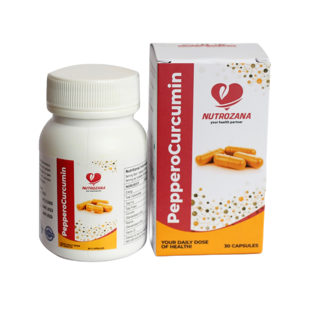 Peppero Curcumin (30 Capsules)|Fights Inflammation and Reduces Pain